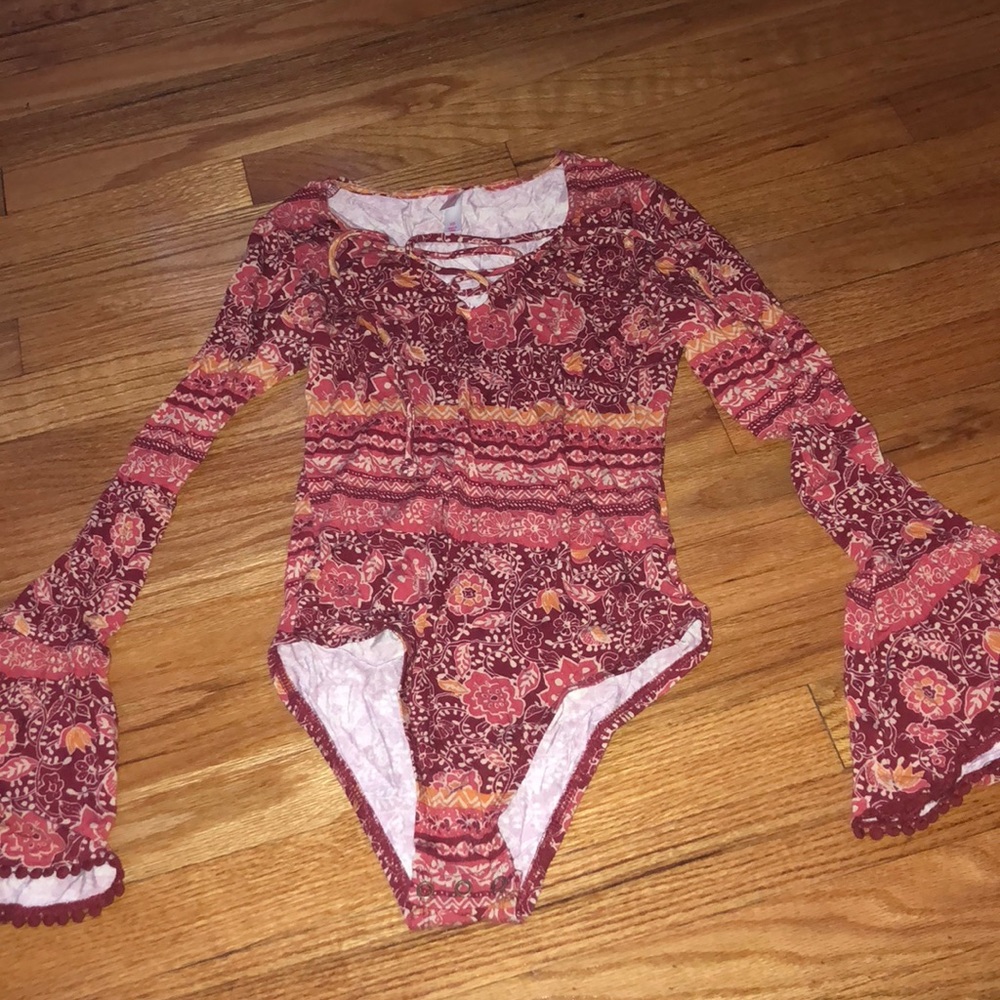 Printed bodysuit